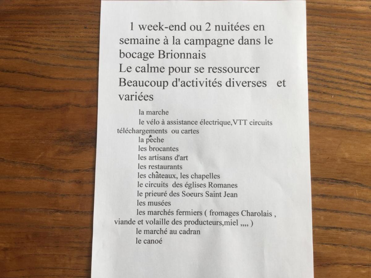 Gite De Belle Vue Semur-en-Brionnais Εξωτερικό φωτογραφία
